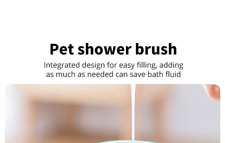 Pet Bathing Brush Soft Silicone Massager Shower Gel Bathing Brush Clean Tools Comb Dog Cat Cleaning Grooming Supplies - Lily.sg Global Shopping