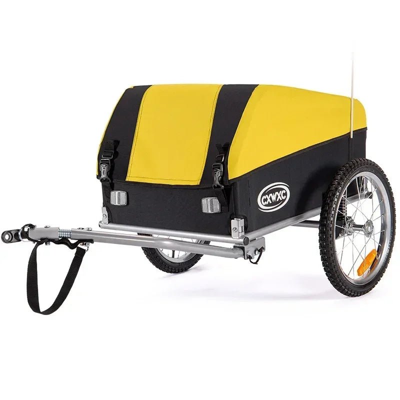 Pet Carrier Bicycle Trailer Outdoor Camping Foldable Load Pull Pet Trailer Hanging Small Pull Truck After Riding Travel Stroller - Lily.sg Global Shopping