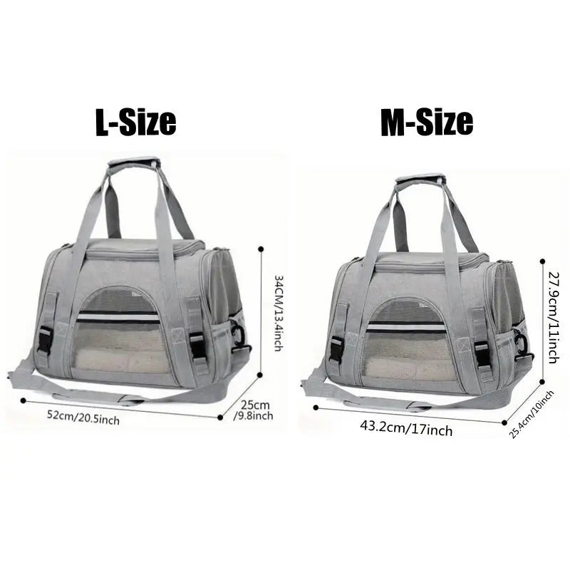 Pet Carrier for Large and Medium Cats, Soft - Sided Pet Carrier for Big Medium Cats and Puppy, Dog Carriers - Lily.sg Global Shopping
