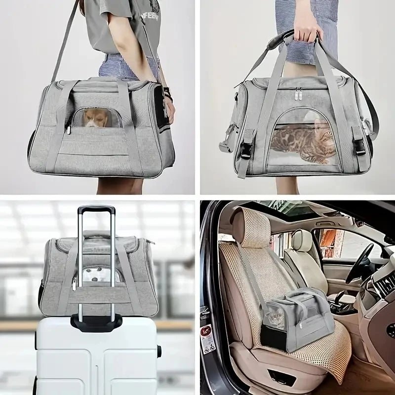 Pet Carrier for Large and Medium Cats, Soft - Sided Pet Carrier for Big Medium Cats and Puppy, Dog Carriers - Lily.sg Global Shopping