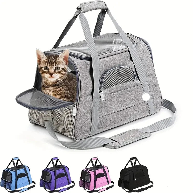 Pet Carrier for Large and Medium Cats, Soft - Sided Pet Carrier for Big Medium Cats and Puppy, Dog Carriers - Lily.sg Global Shopping