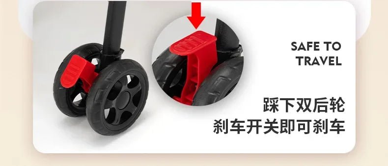 Pet Cat and Dog Stroller Dog Cat Teddy Baby Stroller Lightweight and Foldable for Small Pet Dogs When Going Out - Lily.sg Global Shopping