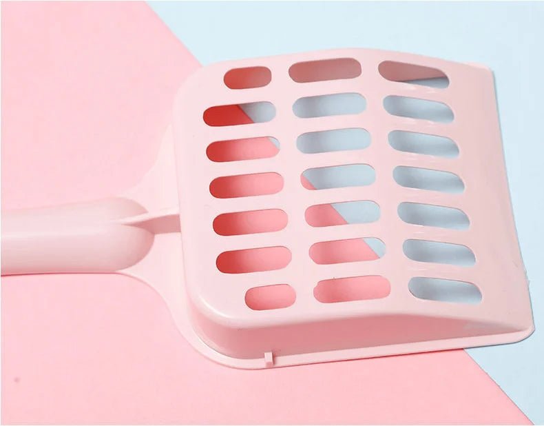 Pet Cat Excrement Cleaning Litter Basin Shovel Supplies Available In Multiple Colors Tofu Mesh Hollowed Out - Lily.sg Global Shopping
