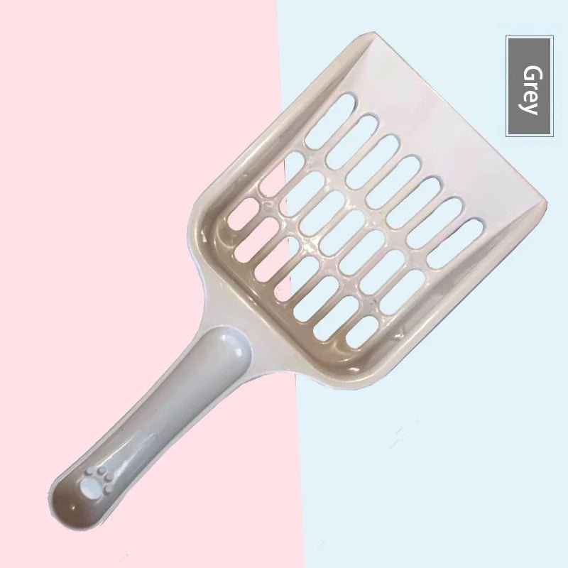 Pet Cat Excrement Cleaning Litter Basin Shovel Supplies Available In Multiple Colors Tofu Mesh Hollowed Out - Lily.sg Global Shopping