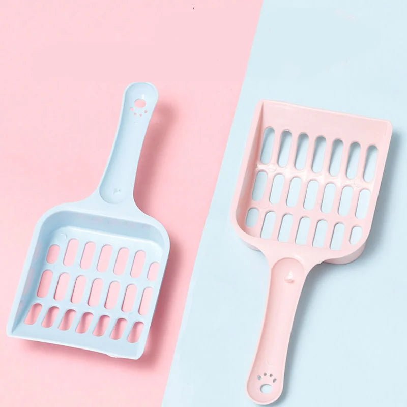 Pet Cat Excrement Cleaning Litter Basin Shovel Supplies Available In Multiple Colors Tofu Mesh Hollowed Out - Lily.sg Global Shopping