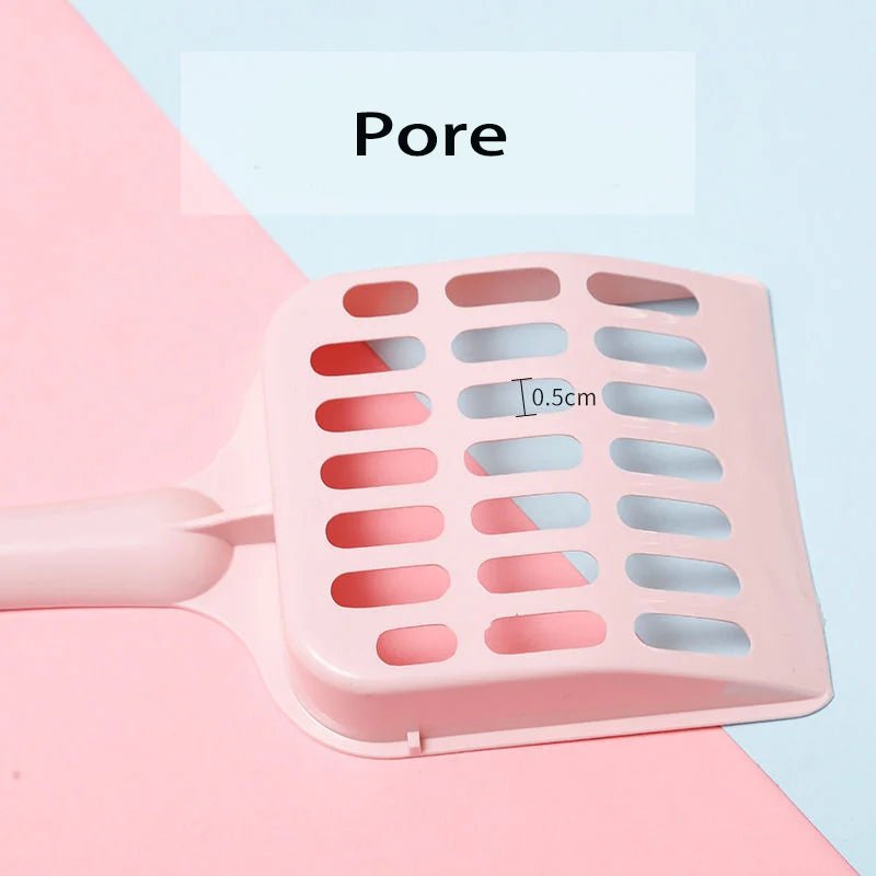 Pet Cat Excrement Cleaning Litter Basin Shovel Supplies Available In Multiple Colors Tofu Mesh Hollowed Out - Lily.sg Global Shopping