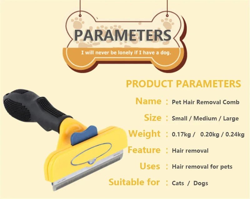 Pet Cat Hair Removal Combs Pet Grooming Brush Dogs Cats Hair Shedding Massage Combs Cat Hair Remover Cleaning Grooming Cat Brush - Lily.sg Global Shopping