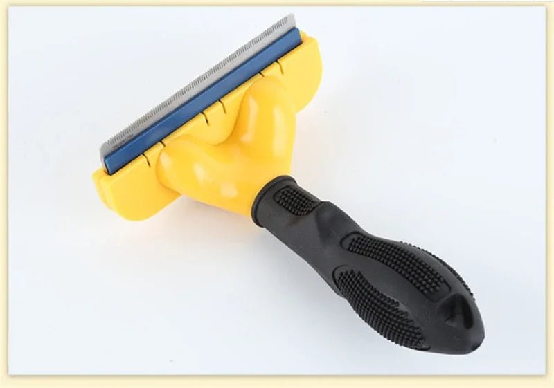 Pet Cat Hair Removal Combs Pet Grooming Brush Dogs Cats Hair Shedding Massage Combs Cat Hair Remover Cleaning Grooming Cat Brush - Lily.sg Global Shopping