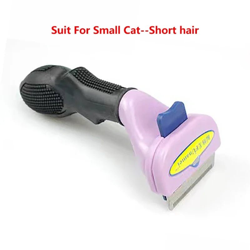 Pet Cat Hair Removal Combs Pet Grooming Brush Dogs Cats Hair Shedding Massage Combs Cat Hair Remover Cleaning Grooming Cat Brush - Lily.sg Global Shopping