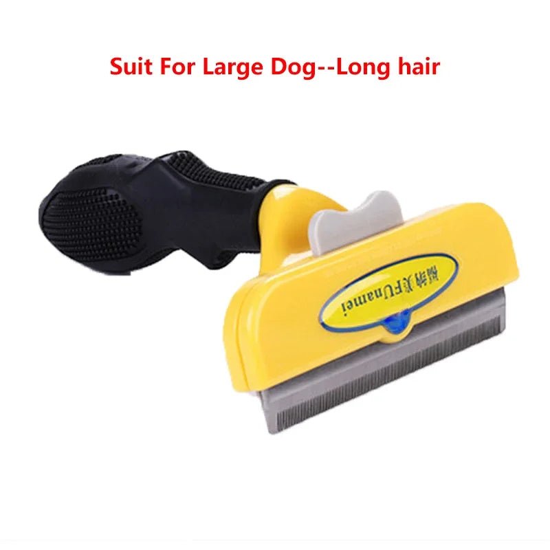 Pet Cat Hair Removal Combs Pet Grooming Brush Dogs Cats Hair Shedding Massage Combs Cat Hair Remover Cleaning Grooming Cat Brush - Lily.sg Global Shopping