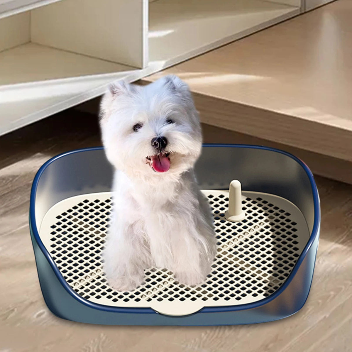 Pet Dog Toilet Portable Dog Potty Pan Trainer Litter Box Anti - Splash Pets Wc Toilet Puppy Kitten Cleaning Tool - Lily.sg Global Shopping