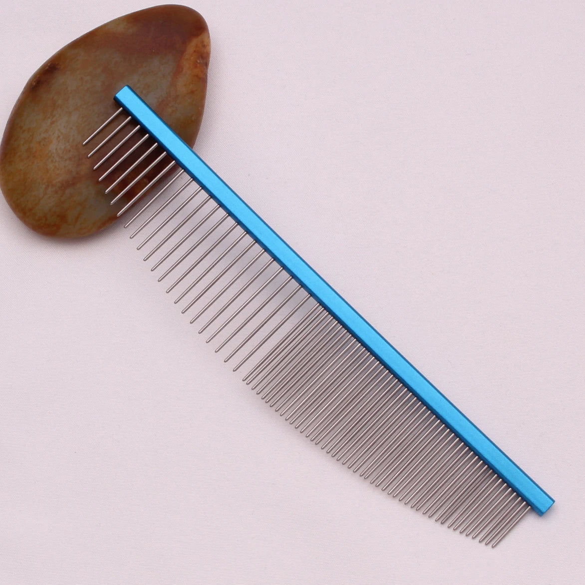 Pet Grooming Combs Aluminum Alloy Brush For Dogs Boundary Knot Massage Tools Professional Salon Cat Hair Cleaning Crescent Combs - Lily.sg Global Shopping