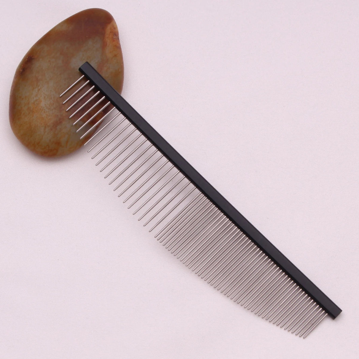 Pet Grooming Combs Aluminum Alloy Brush For Dogs Boundary Knot Massage Tools Professional Salon Cat Hair Cleaning Crescent Combs - Lily.sg Global Shopping