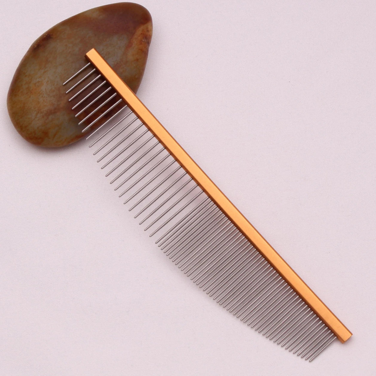 Pet Grooming Combs Aluminum Alloy Brush For Dogs Boundary Knot Massage Tools Professional Salon Cat Hair Cleaning Crescent Combs - Lily.sg Global Shopping