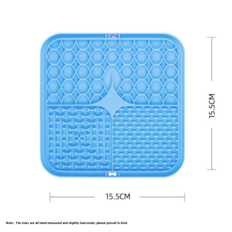 Pet Lick Silicone Mat Dogs Pet Slow Food Plate for Dog Bathing Distraction Silicone Dog Sucker Food Training Dog Feeder Supplies - Lily.sg Global Shopping
