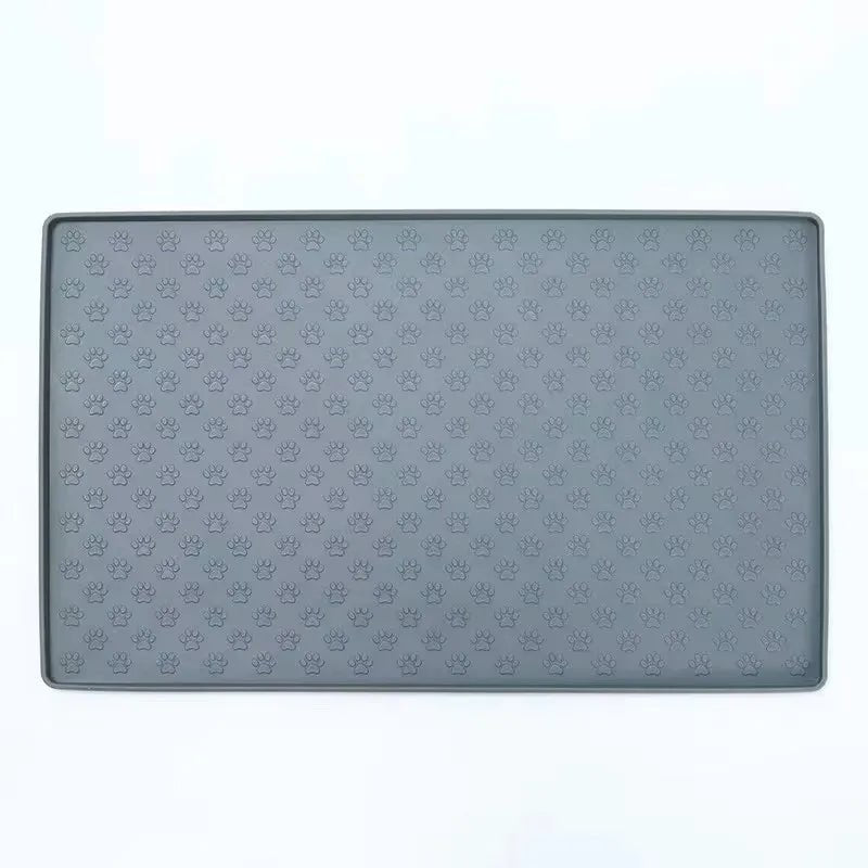 Pet Placemat Cat Dog Drinking Feeding Placemat Feeder Mats Cat Feed Mat Dog Food bowl Mat Silicone Waterproof Pet Bowl Pad - Lily.sg Global Shopping
