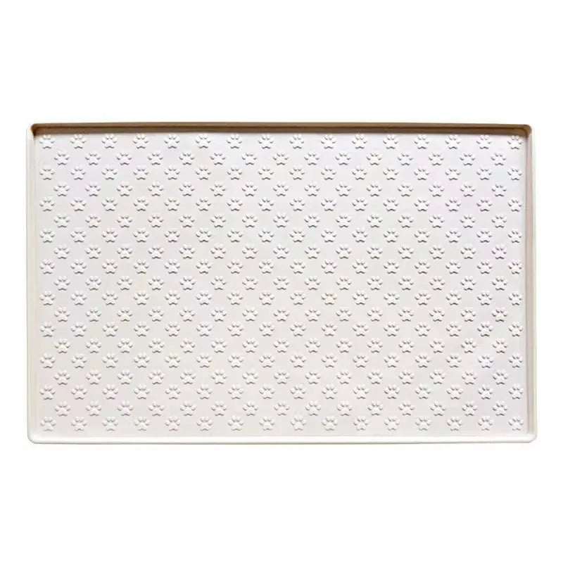 Pet Placemat Cat Dog Drinking Feeding Placemat Feeder Mats Cat Feed Mat Dog Food bowl Mat Silicone Waterproof Pet Bowl Pad - Lily.sg Global Shopping