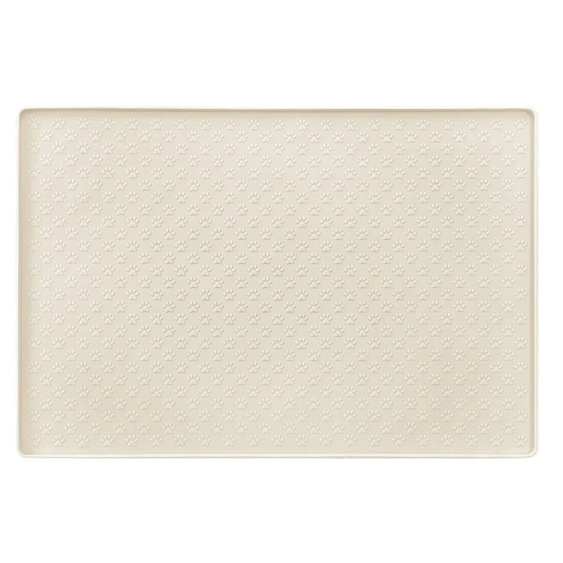 Pet Placemat Cat Dog Drinking Feeding Placemat Feeder Mats Cat Feed Mat Dog Food bowl Mat Silicone Waterproof Pet Bowl Pad - Lily.sg Global Shopping