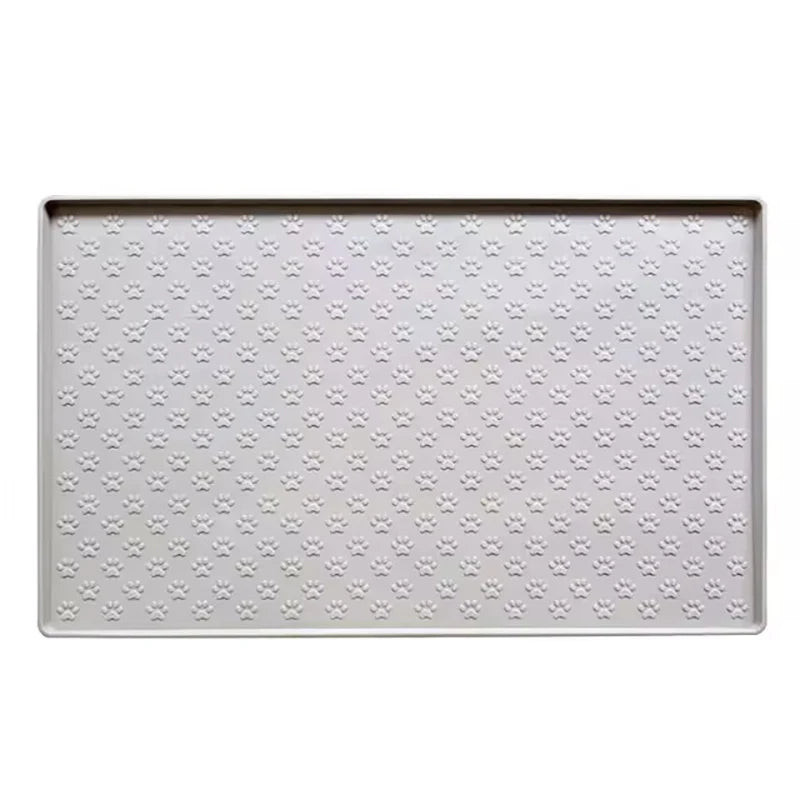 Pet Placemat Cat Dog Drinking Feeding Placemat Feeder Mats Cat Feed Mat Dog Food bowl Mat Silicone Waterproof Pet Bowl Pad - Lily.sg Global Shopping