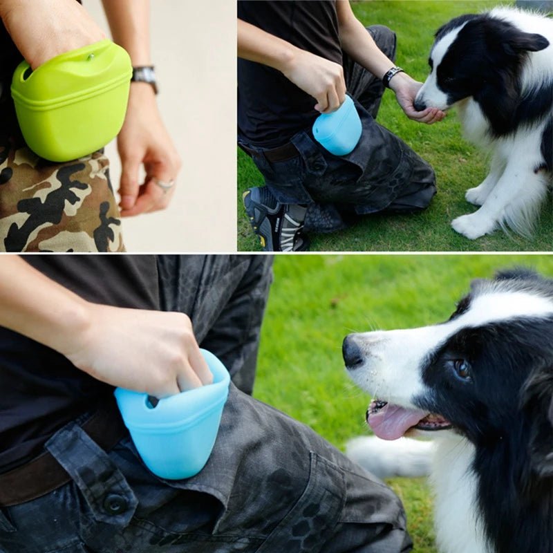 Pet Portable Dog Training Waist Bag Treat Snack Bait Dogs Obedience Agility Outdoor Feed Storage Pouch Food Reward Waist Bags - Lily.sg Global Shopping