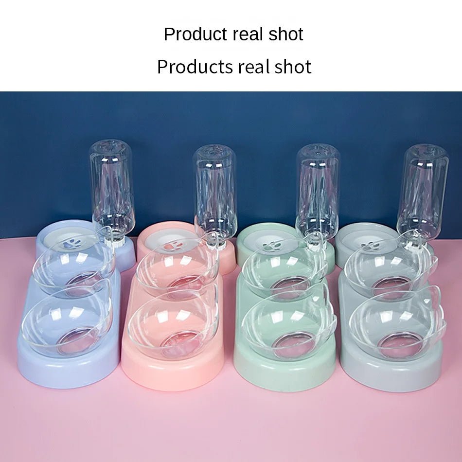 Pet SuppliesElevated Bowls for Cats and DogsDurable Double Cat and Dog Bowl FeedersElevated Cat Feeding and Drinking Supplies - Lily.sg Global Shopping