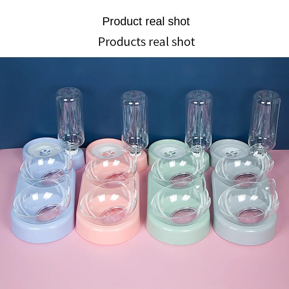 Pet SuppliesElevated Bowls for Cats and DogsDurable Double Cat and Dog Bowl FeedersElevated Cat Feeding and Drinking Supplies - Lily.sg Global Shopping