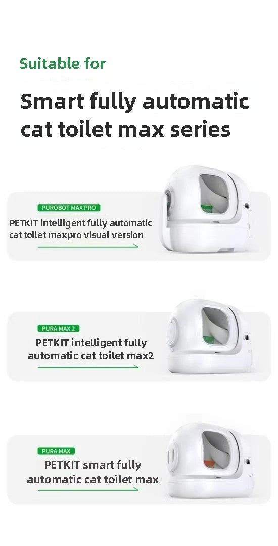 Petkit Smart Cat Toilet Magnetic Dustproof Curtain 2.0 Max Series Compatible Applicable to MAX MAX 2 MAX pro Cat Litter Box - Lily.sg Global Shopping