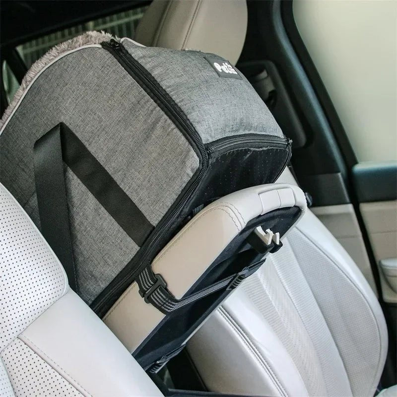 Portable Car Safety Pet Seat for Small Dogs and Cats, Travel Central Control, Transport Dog Carrier, Bag Protector - Lily.sg Global Shopping