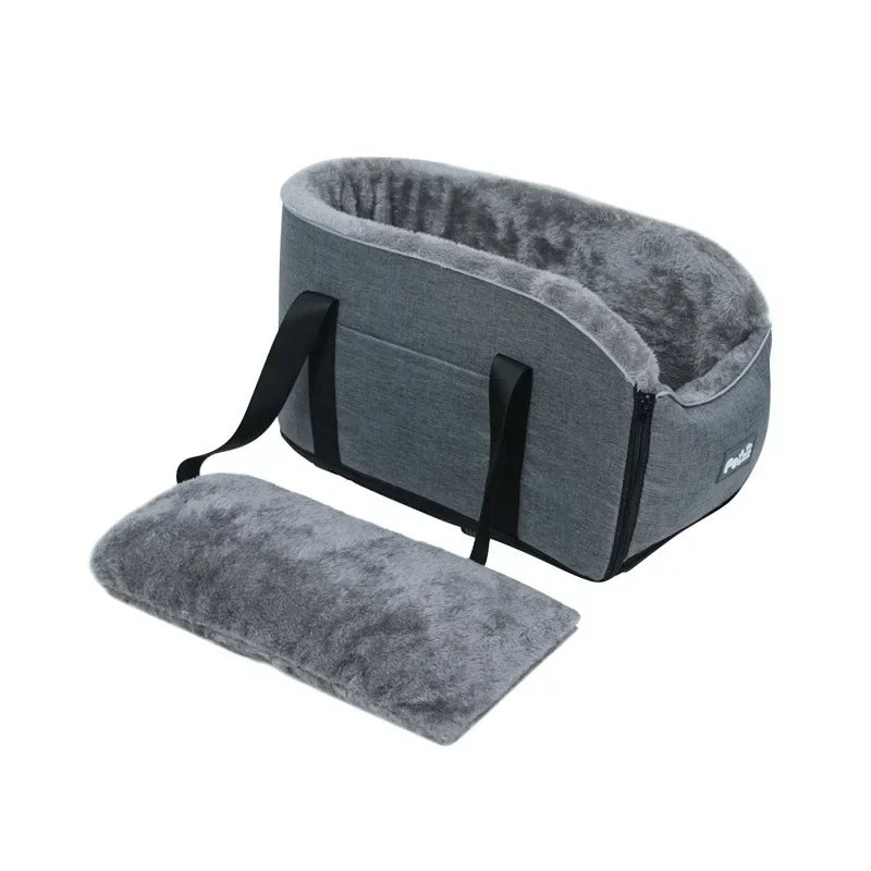 Portable Car Safety Pet Seat for Small Dogs and Cats, Travel Central Control, Transport Dog Carrier, Bag Protector - Lily.sg Global Shopping