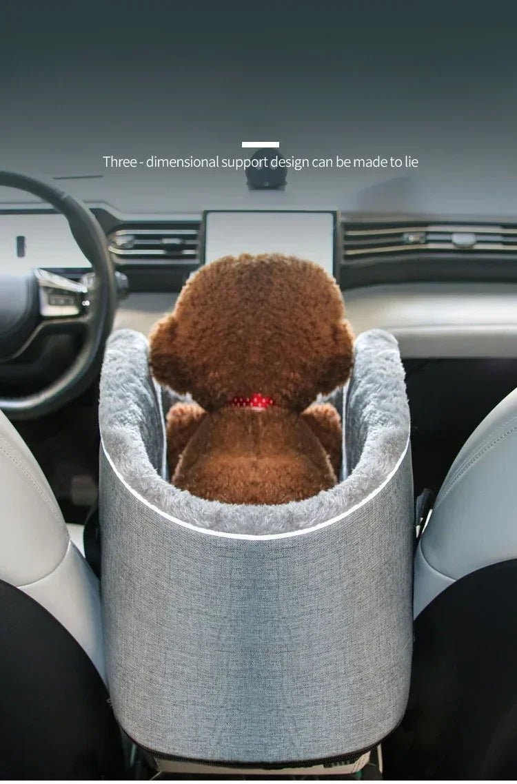 Portable Car Safety Pet Seat for Small Dogs and Cats, Travel Central Control, Transport Dog Carrier, Bag Protector - Lily.sg Global Shopping