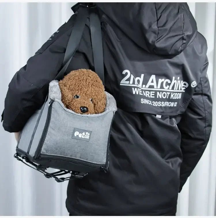 Portable Car Safety Pet Seat for Small Dogs and Cats, Travel Central Control, Transport Dog Carrier, Bag Protector - Lily.sg Global Shopping