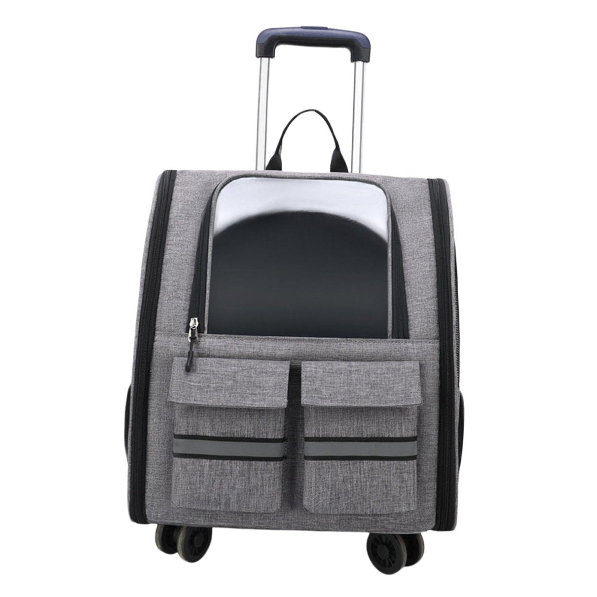 Portable Cat Trolley Case Backpack with Handle Pet Carrier Handbag Carrying Bag for Small Cats Doggy Travel Outdoor Transparent - Lily.sg Global Shopping