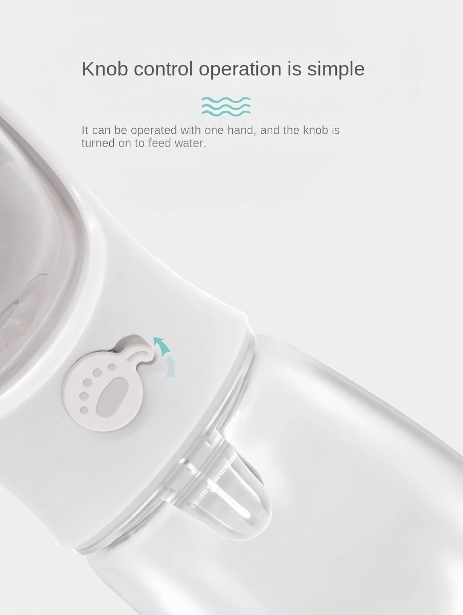 Portable Dog Cat Water Bottle with Storage Food and Water Container for Puppy Pets dogs Feeder Bowl Outdoor Travel Pet supplies - Lily.sg Global Shopping