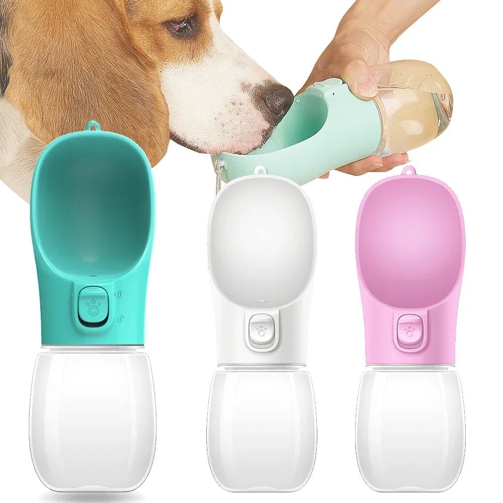 Portable Dog Water Bottle For Small Large Dogs Cat Outdoor Leakproof Walking Drinking Bowls Chihuahua French Bulldog Supplies - Lily.sg Global Shopping