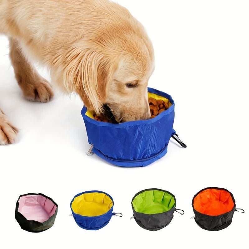 Portable Pet Water Food Feeder Bowl convenient Collapsible Feeding Water For Dog Puppy Cat Outdoor Folding Bowl Pet Supplies - Lily.sg Global Shopping