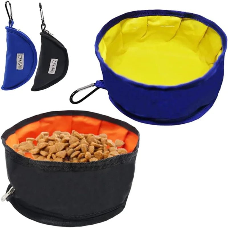 Portable Pet Water Food Feeder Bowl convenient Collapsible Feeding Water For Dog Puppy Cat Outdoor Folding Bowl Pet Supplies - Lily.sg Global Shopping