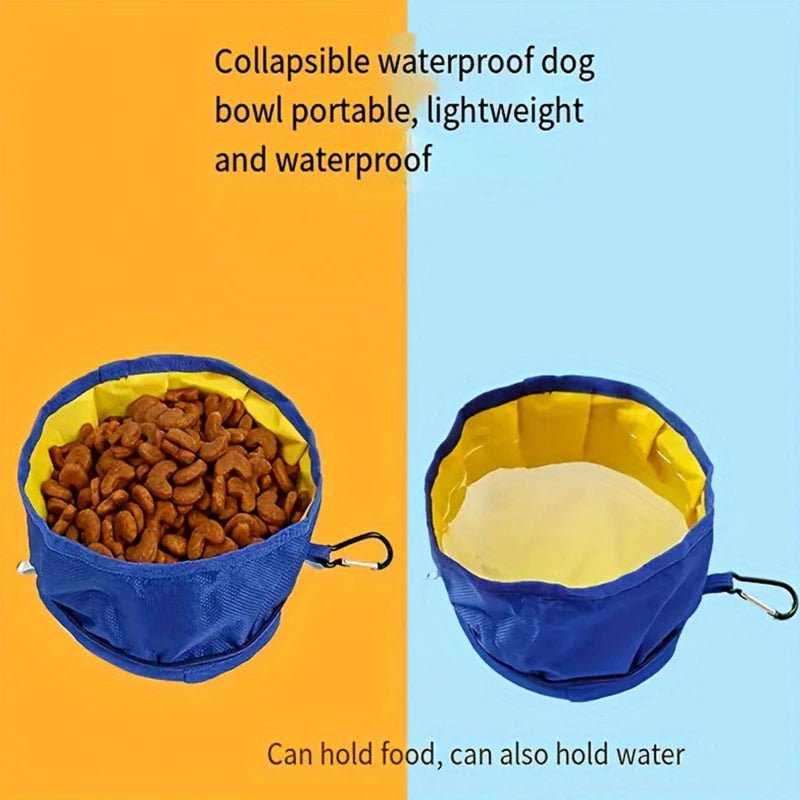 Portable Pet Water Food Feeder Bowl convenient Collapsible Feeding Water For Dog Puppy Cat Outdoor Folding Bowl Pet Supplies - Lily.sg Global Shopping