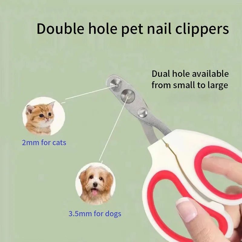 Professional Cat Nail Clippers for Small Cat Dog Stainless Steel Puppy Claws Cutter Pet Nail Grooming Clippers Trimmer - Lily.sg Global Shopping