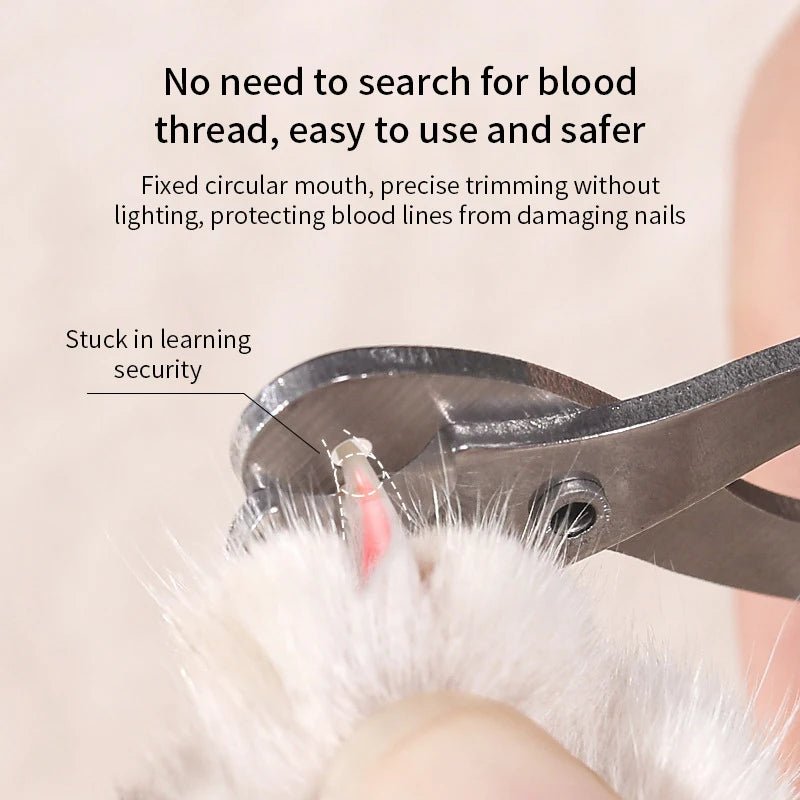 Professional Cat Nail Clippers for Small Cat Dog Stainless Steel Puppy Claws Cutter Pet Nail Grooming Clippers Trimmer - Lily.sg Global Shopping