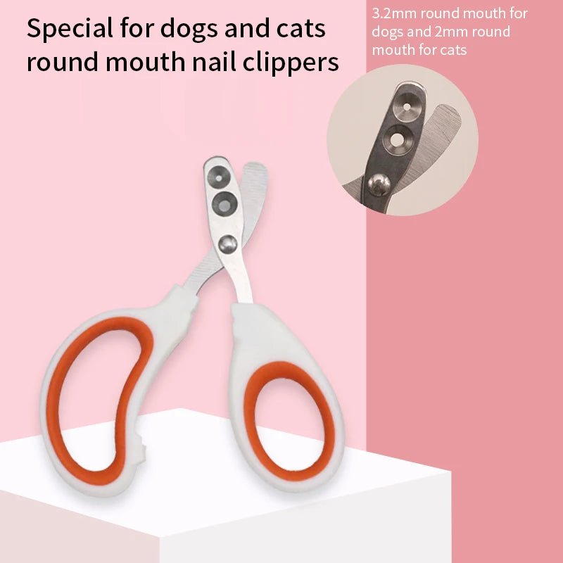 Professional Cat Nail Clippers for Small Cat Dog Stainless Steel Puppy Claws Cutter Pet Nail Grooming Clippers Trimmer - Lily.sg Global Shopping