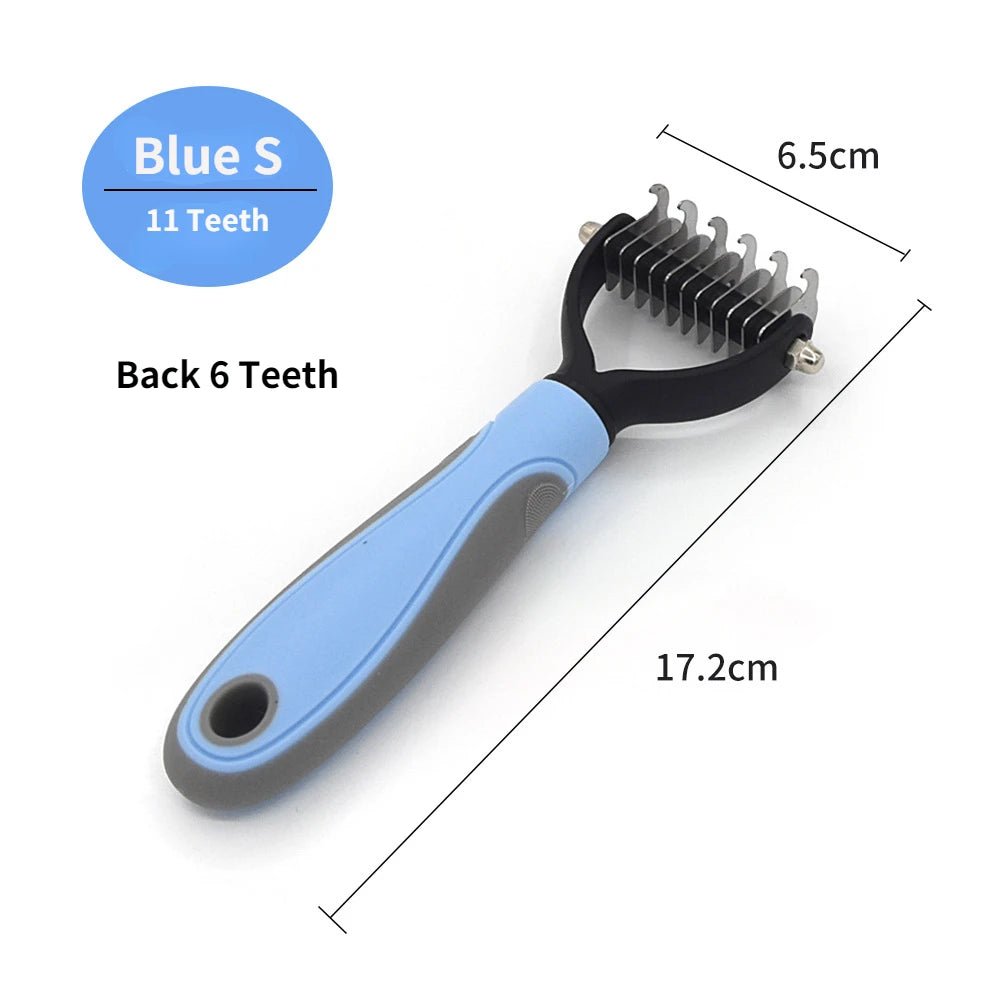 Professional Pet Deshedding Brush Dog Hair Remover Pet Fur Knot Cutter Puppy Cat Comb Brushes Dogs Grooming Shedding Supplies - Lily.sg Global Shopping