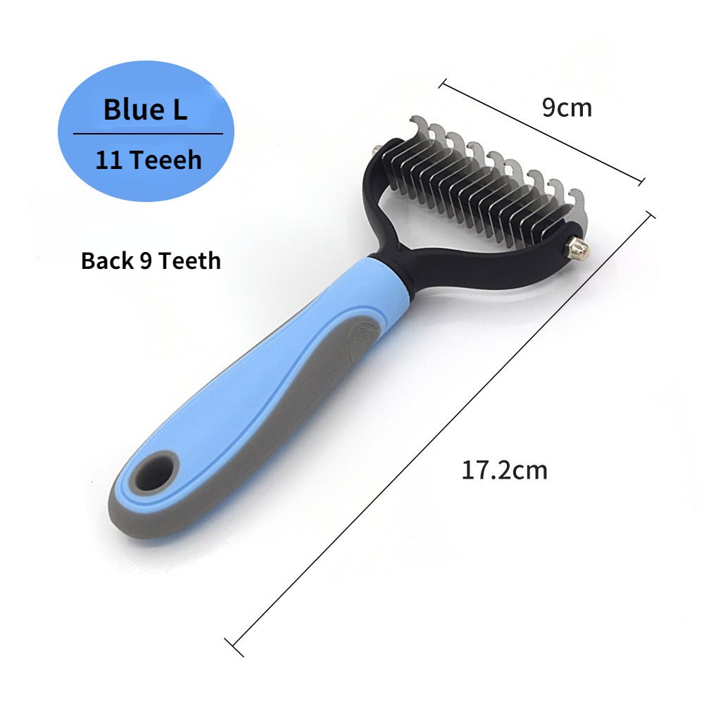 Professional Pet Deshedding Brush Dog Hair Remover Pet Fur Knot Cutter Puppy Cat Comb Brushes Dogs Grooming Shedding Supplies - Lily.sg Global Shopping
