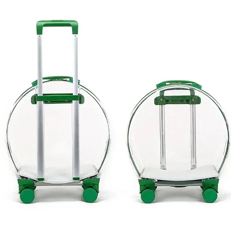 Puppy Move Trolley Cat Carriers Transparent Pet Backpack Animal Transportation and Goods for Travel Pet Supplies with Wheels - Lily.sg Global Shopping