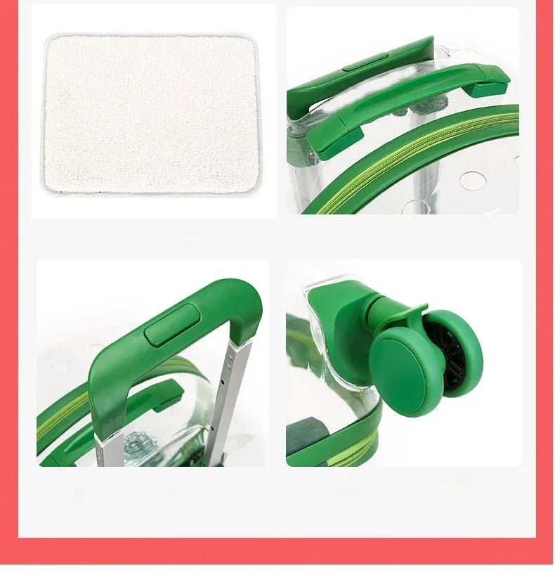 Puppy Move Trolley Cat Carriers Transparent Pet Backpack Animal Transportation and Goods for Travel Pet Supplies with Wheels - Lily.sg Global Shopping