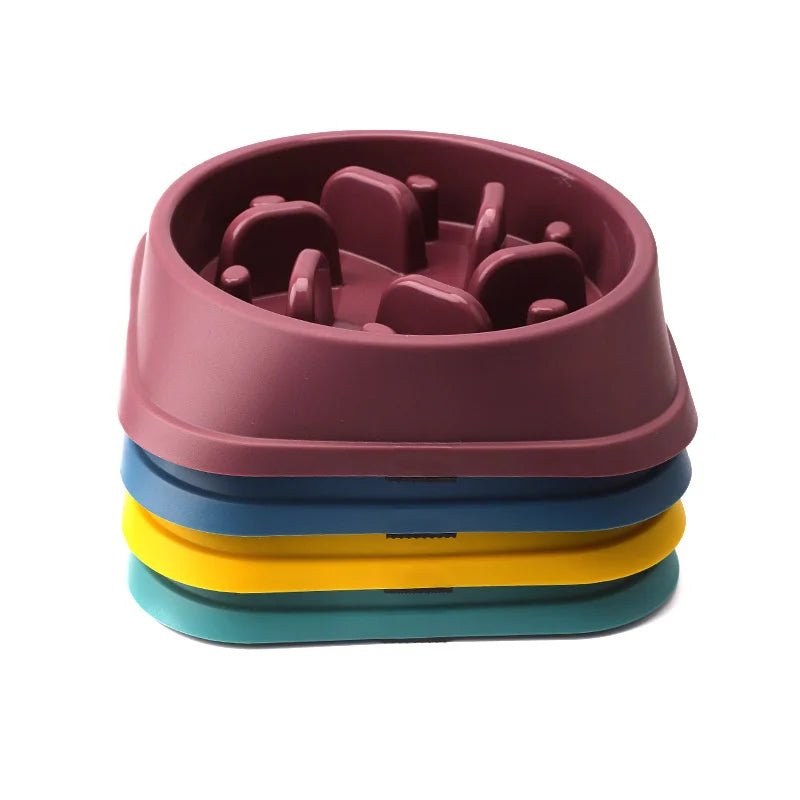 Slow Feeder Dog Bowl Anti Choking Watering & Feeding Supplies Puzzle Feeder Bowl Non - slip Slow Eat Bowl for Dogs Large Small - Lily.sg Global Shopping