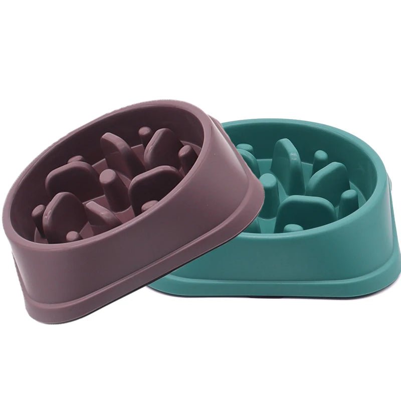 Slow Feeder Dog Bowl Anti Choking Watering & Feeding Supplies Puzzle Feeder Bowl Non - slip Slow Eat Bowl for Dogs Large Small - Lily.sg Global Shopping