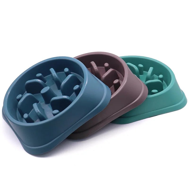 Slow Feeder Dog Bowl Anti Choking Watering & Feeding Supplies Puzzle Feeder Bowl Non - slip Slow Eat Bowl for Dogs Large Small - Lily.sg Global Shopping