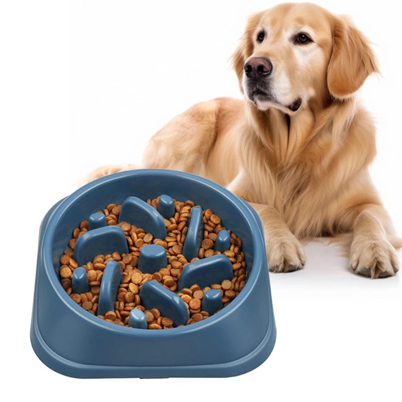 Slow Feeder Dog Bowl Anti Choking Watering & Feeding Supplies Puzzle Feeder Bowl Non - slip Slow Eat Bowl for Dogs Large Small - Lily.sg Global Shopping