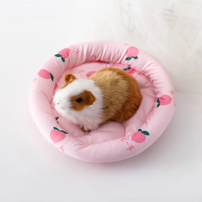 Small Animal Bed Cushion Mat, Hamster Nest, Squirrel, Hedgehog, Rabbit, Warm, Soft, Plush, Guinea Pig, House, Small Pet Nest Mat - Lily.sg Global Shopping
