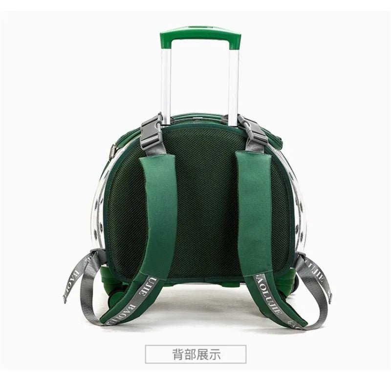 Small Pet Trolley Clear Shoulder Cat Bag Pack Breathable Crate for Journey Outside Portable Pet Products Supplies Carriers - Lily.sg Global Shopping